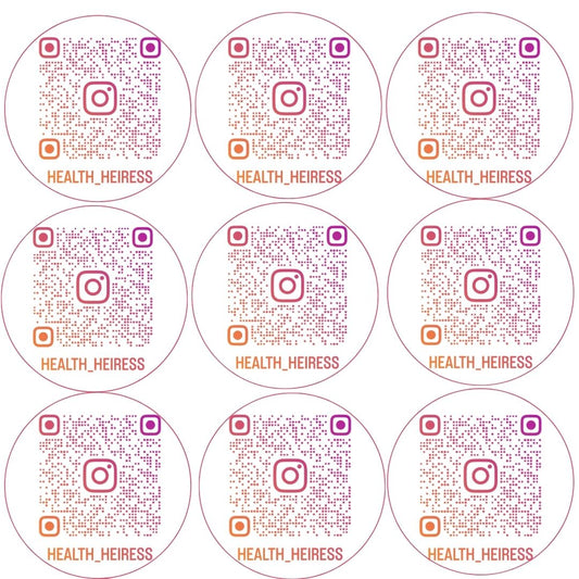 QR Code Sticker Sheets