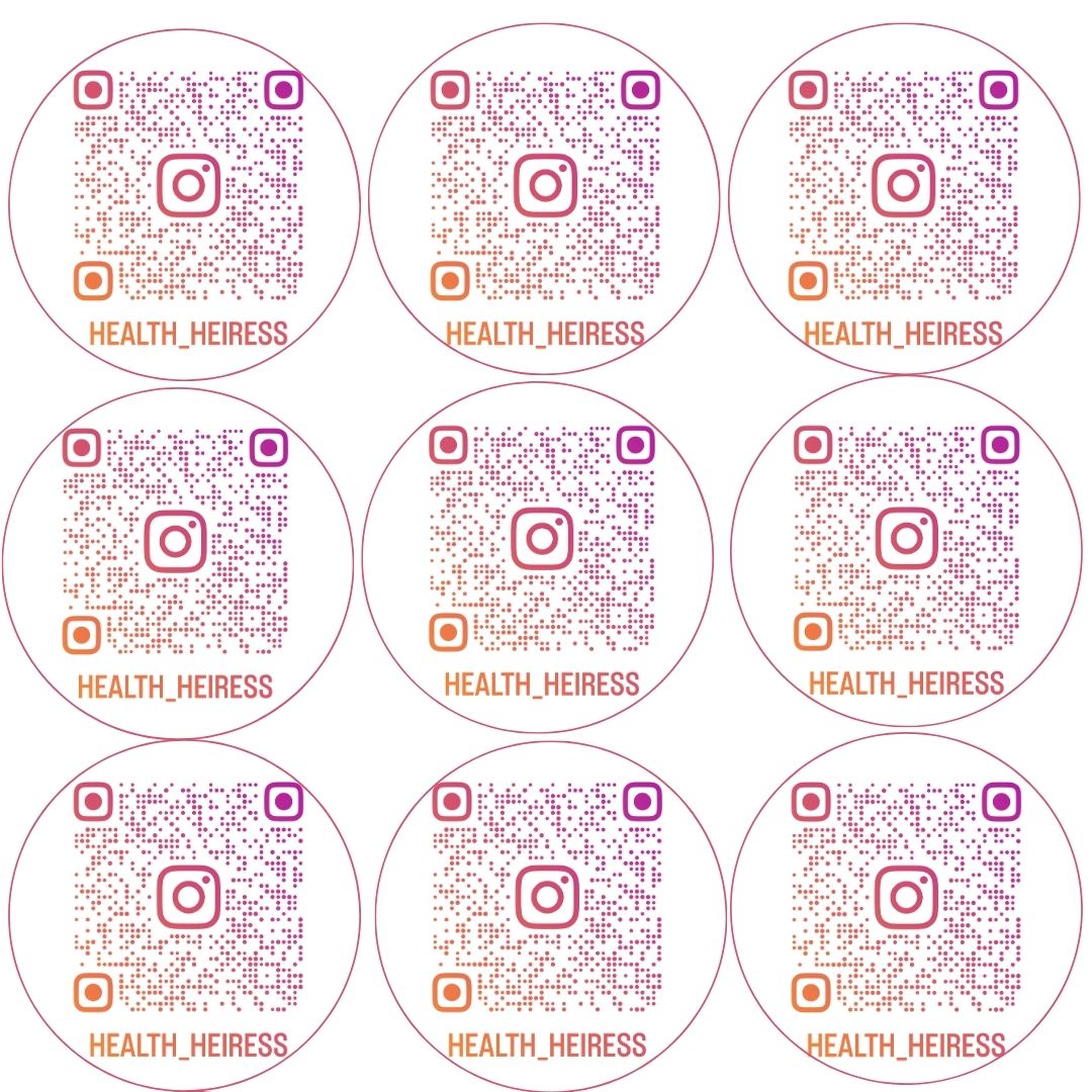 QR Code Sticker Sheets
