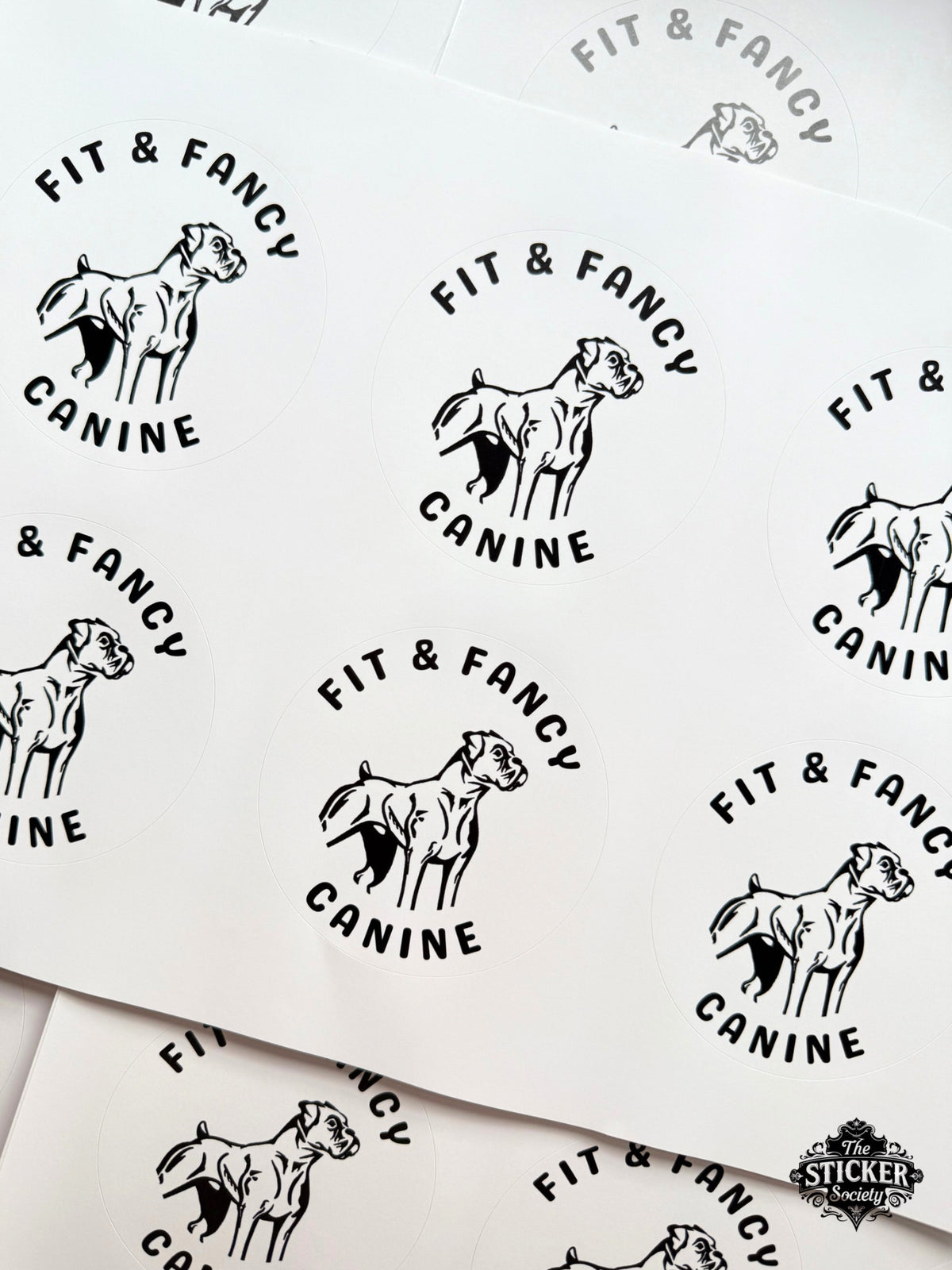 Round Logo Sticker Labels | Custom Business Stickers – The Sticker Society